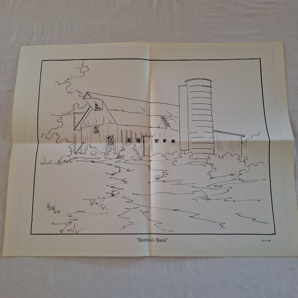 Landscapes Country Style Volume II JoAnne Moore-Lindelof Book Drawings Painting - Picture 10 of 12